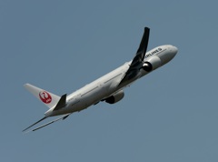 JAL 777-346 飛行
