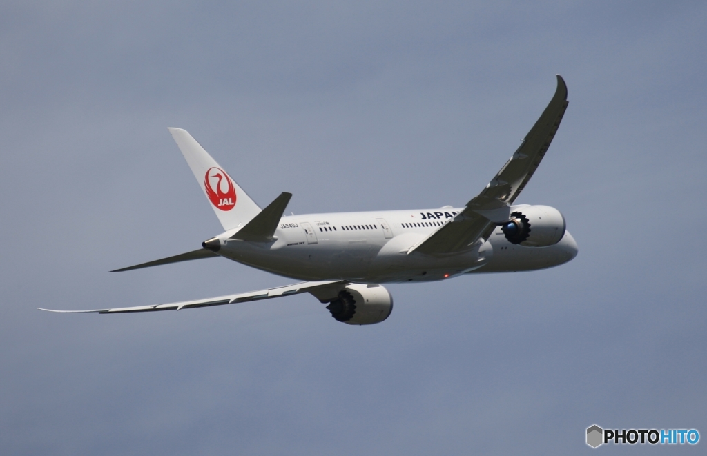 出発　JAL 787-8 