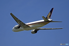 離陸 Singapore 777-212 9V-SQL