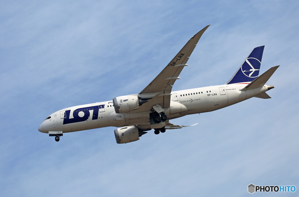 出発 LOT 787-8 SP-LRA