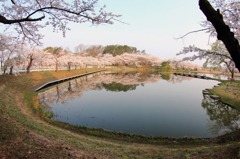 水鏡 - 高松の池10（芝水園）