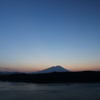 南部片富士湖暮色3 - 三日月