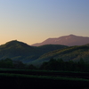 朝陽を浴びる - 早池峰山