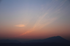 120627夕焼の岩手富士2