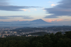 たなびく南部片富士