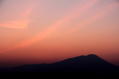 120627夕焼の岩手富士3