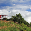 雲上の鳥居
