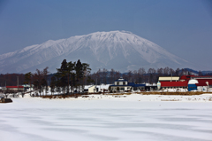 風紋と岩手山
