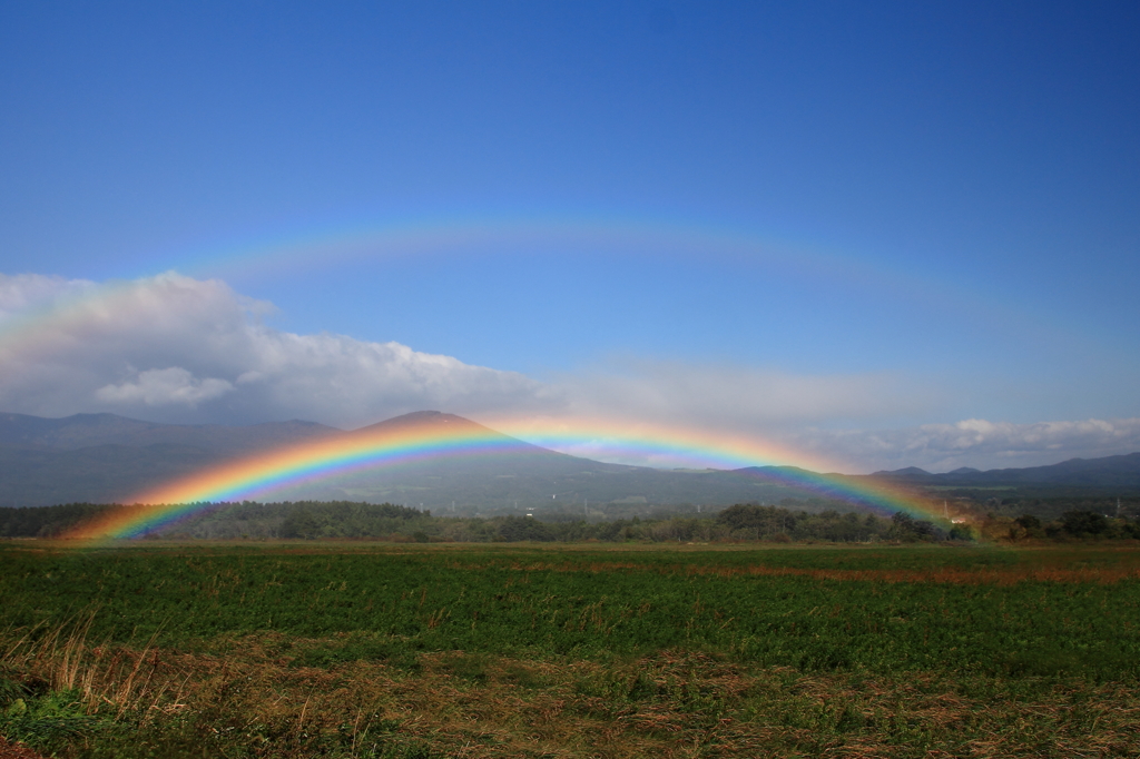 秋彩探し-八幡平 W Rainbow