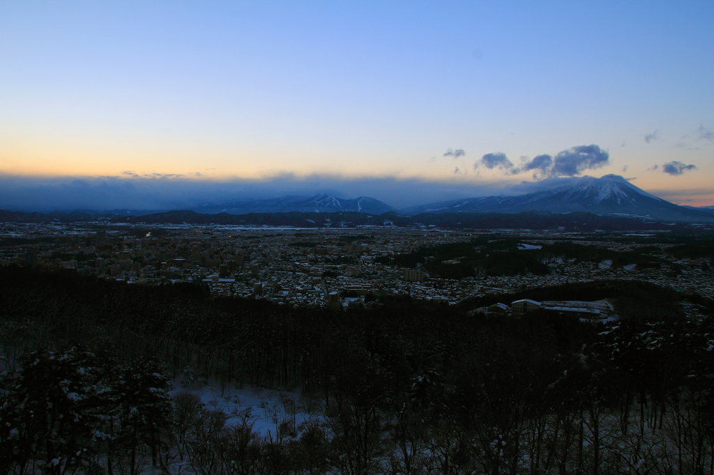 明日は雪かな？