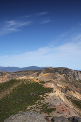 安達太良山山頂より