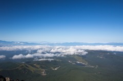 蓼科山山頂より