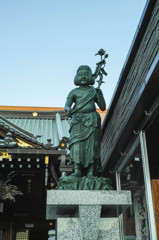 深川不動尊にて
