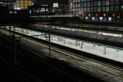 誰も居ない新宿駅