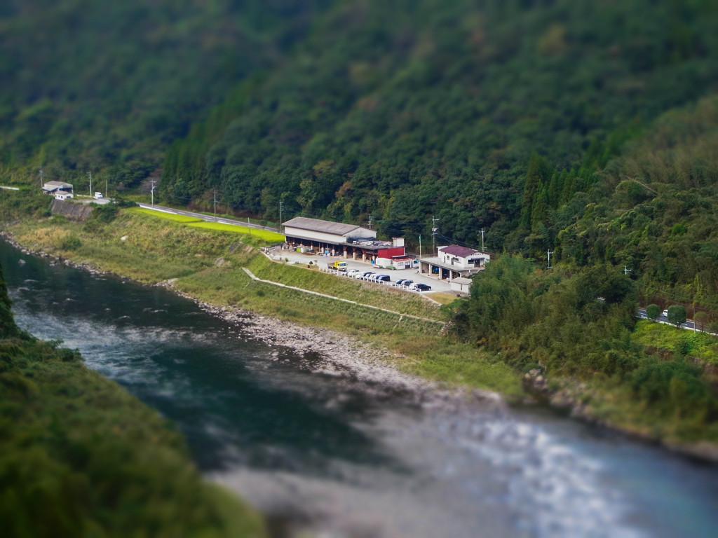 宮崎県の五ヶ瀬川にて