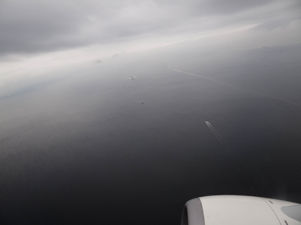 羽田上空からの空撮