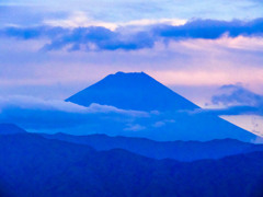 藍色富士山