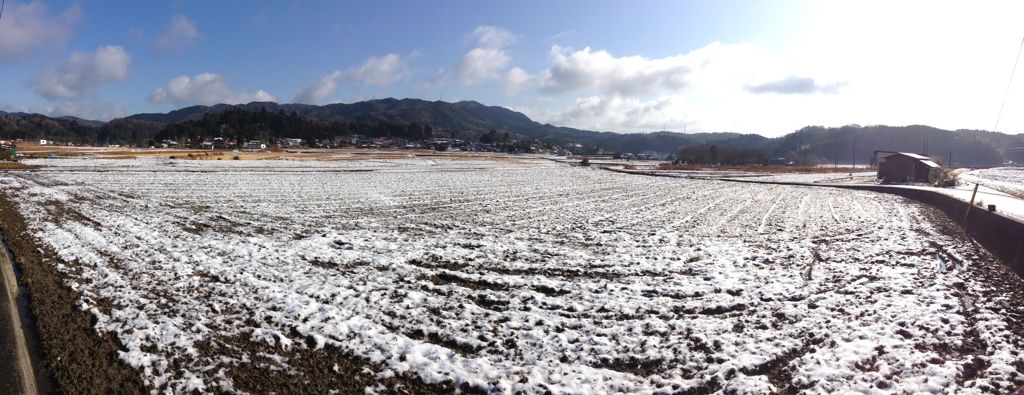 朝RUN パノラマ　冬
