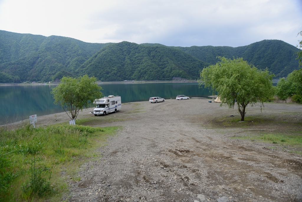 西湖 福住キャンプ場