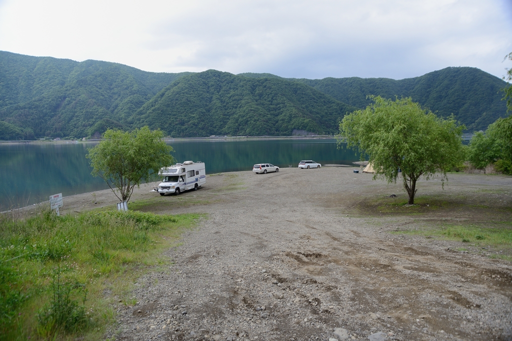 西湖 福住キャンプ場
