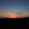 地元の夕焼け