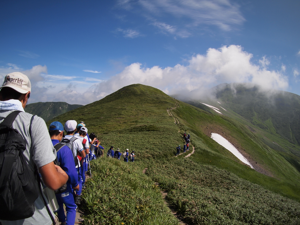 月山登山1