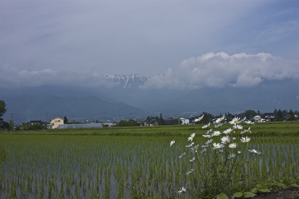 安曇野の空