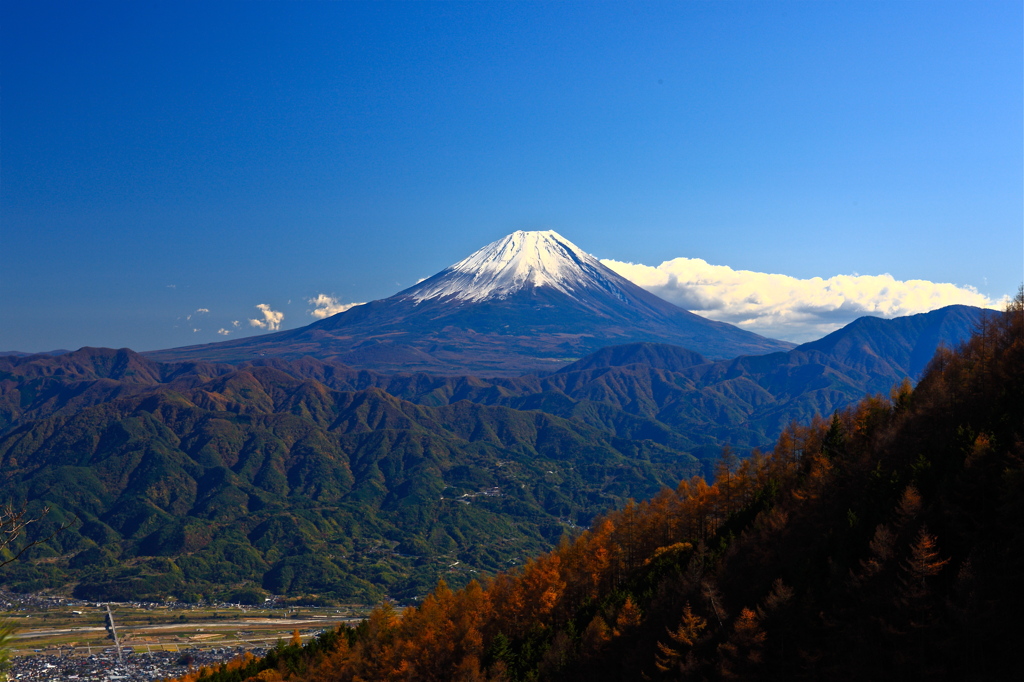 10月の富士