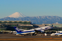 787と富士山