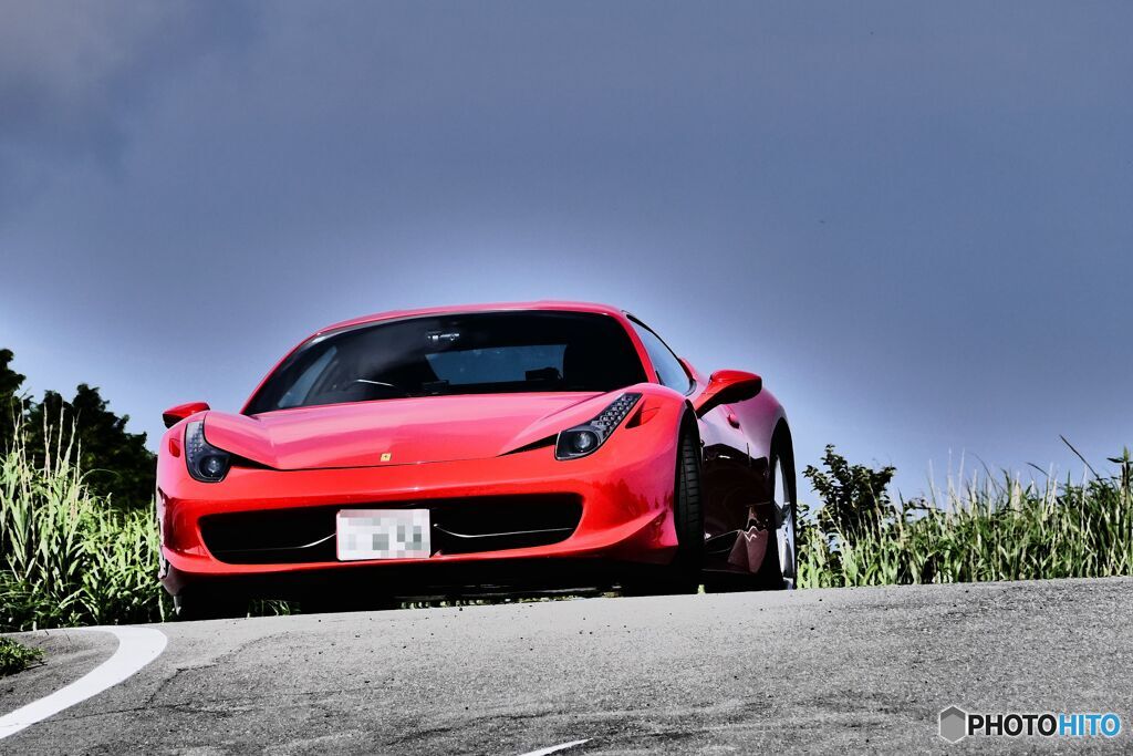 箱根で見たたぶんフェラーリ