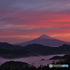 雲と富士山