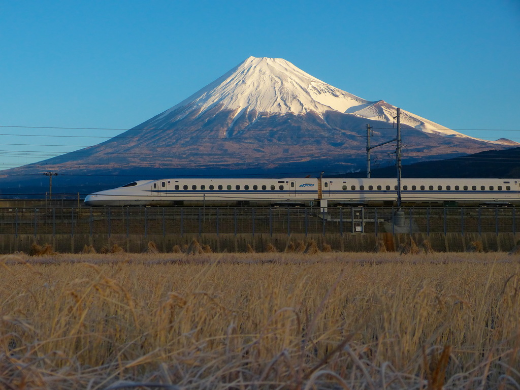 元旦　　富士山　　新幹線