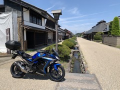 真夏日の海野宿