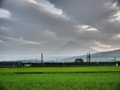 早朝の富士山