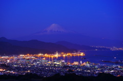 夕暮れ日本平より