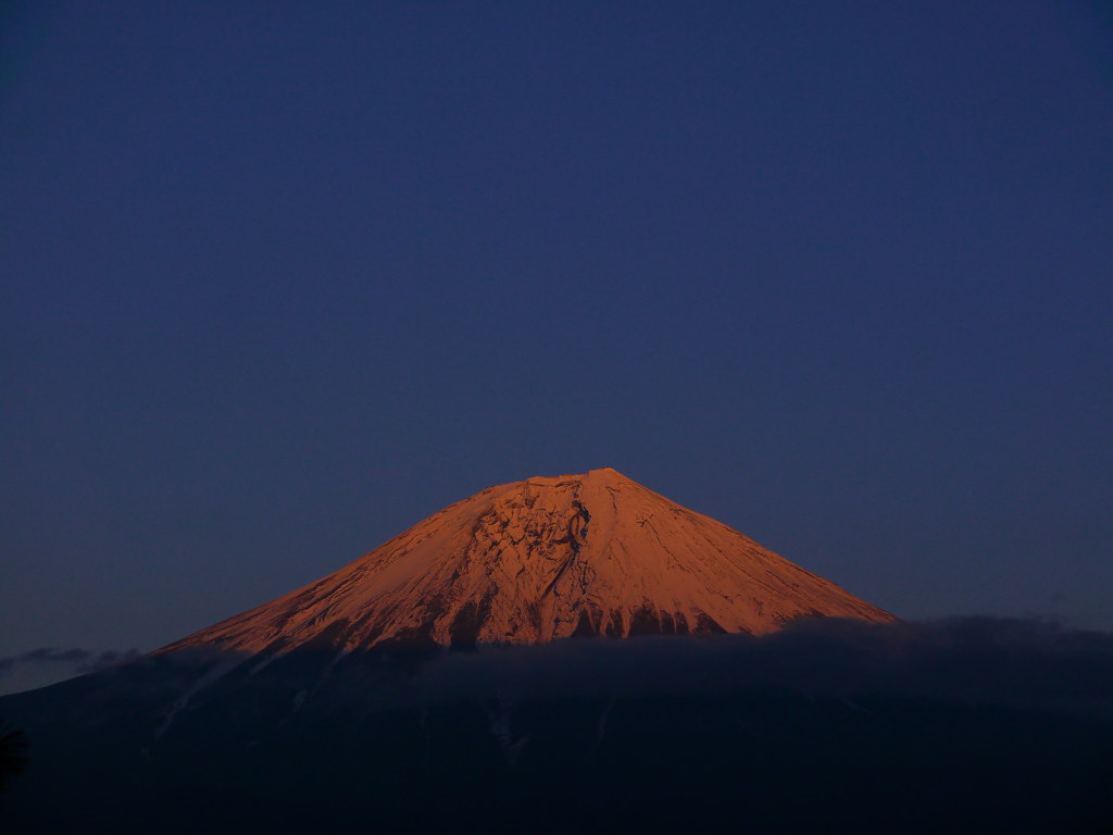 夕富士