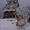 雪の彦根城