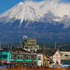 富士山　岳南電車　