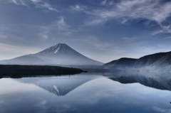 本栖湖の逆さ富士