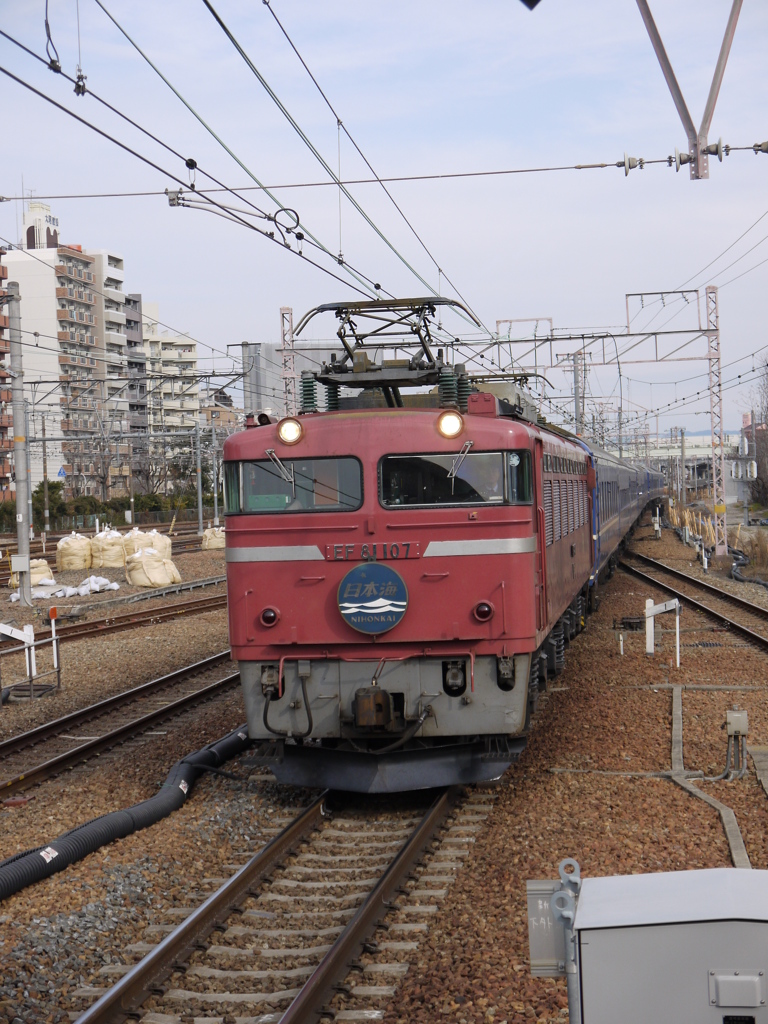 過去画像　寝台特急日本海