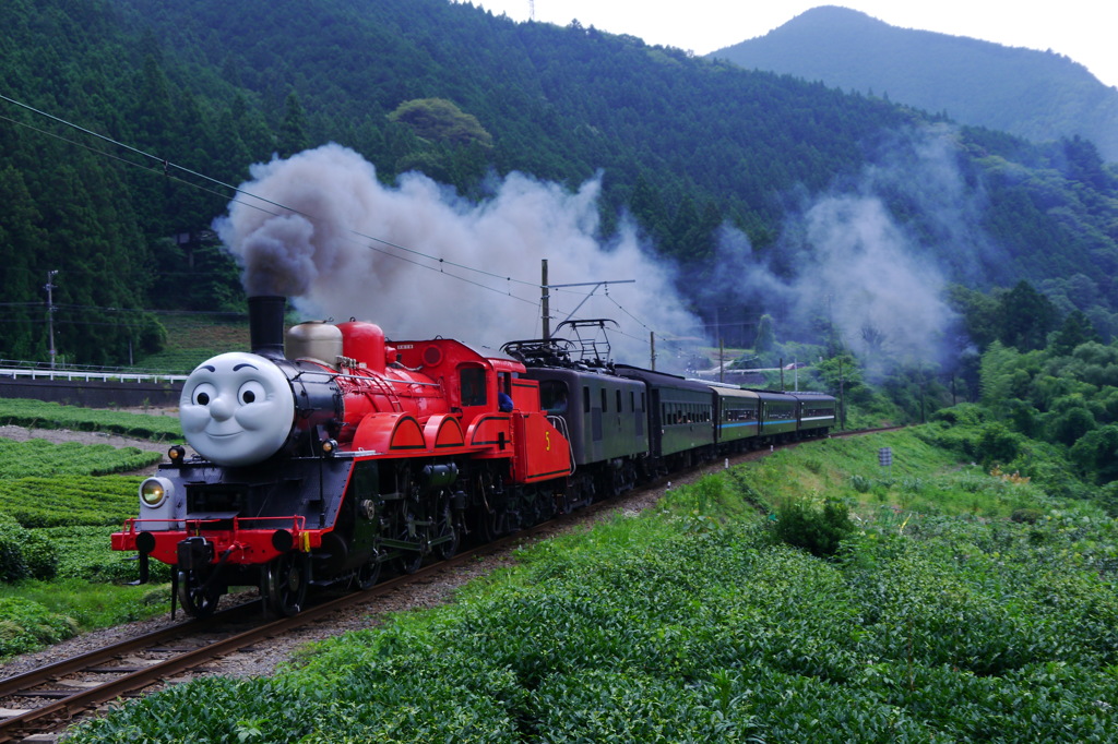 大井川鉄道にジェームス登場
