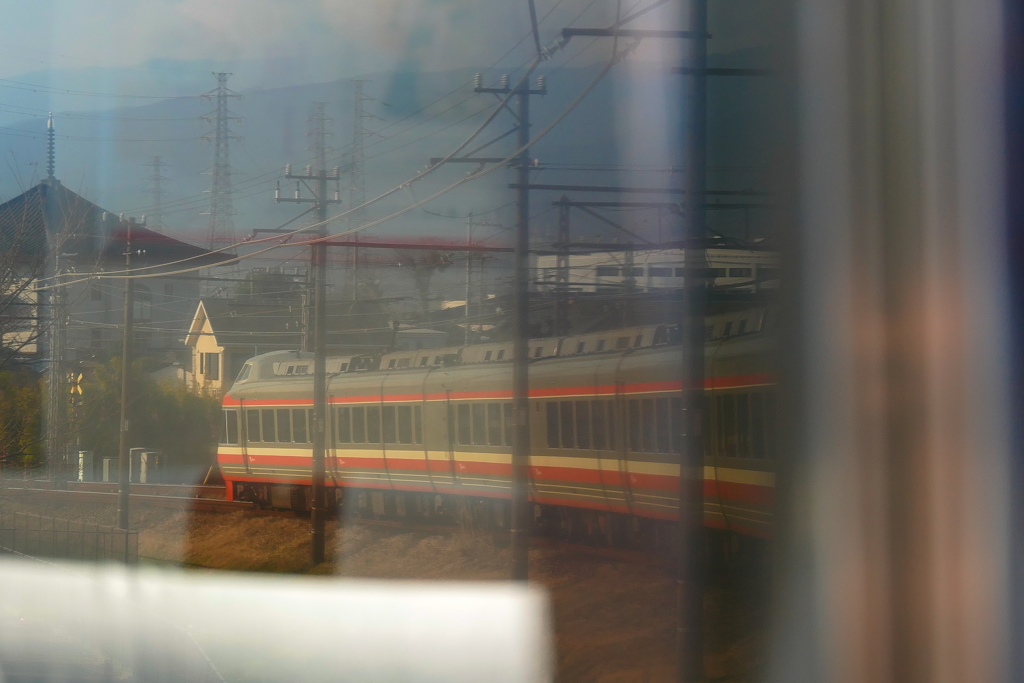 7000系 LSE はこね　車内より