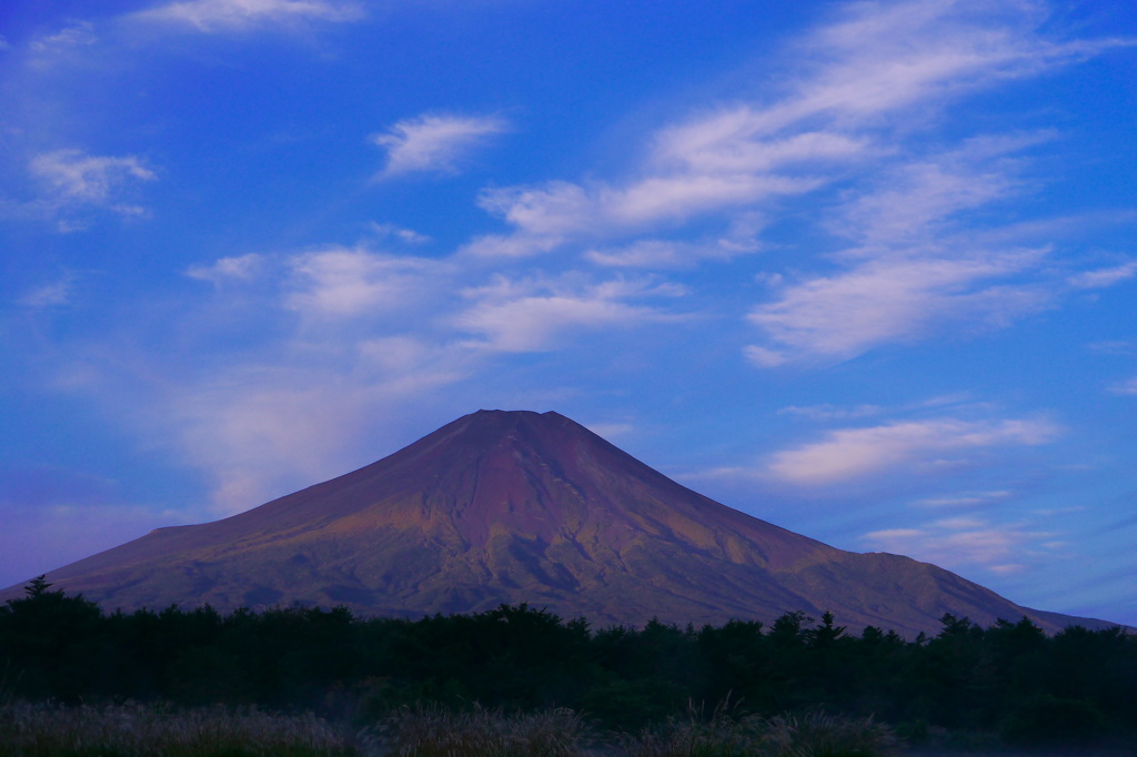 早朝の富士山