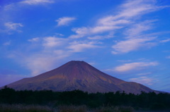 早朝の富士山