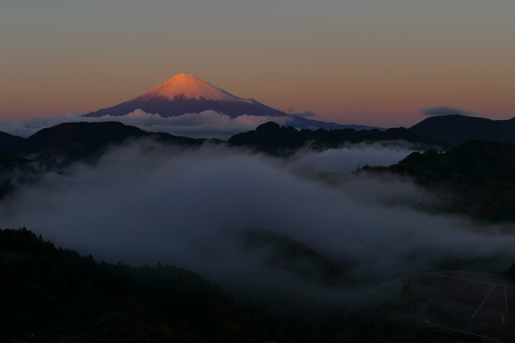 紅富士の雲海