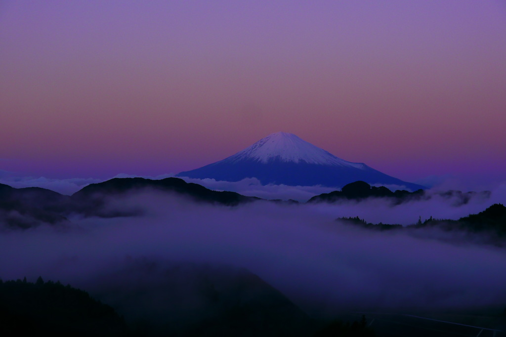 紅富士の雲海