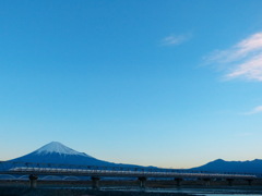 元旦　　富士山　　新幹線