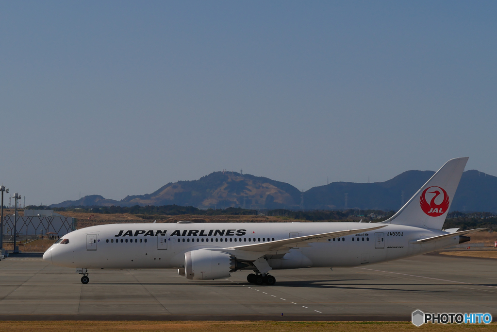 静岡空港　B787