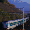 東武500系甲種と富士山