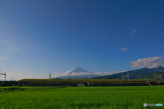 梅雨明け富士山とDY